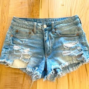 American Eagle high waist Jean Shorts